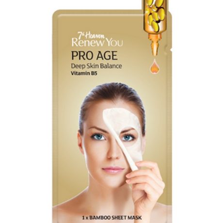 7th Heaven – Masque Pro Age en Tissu à la Vitamine B5